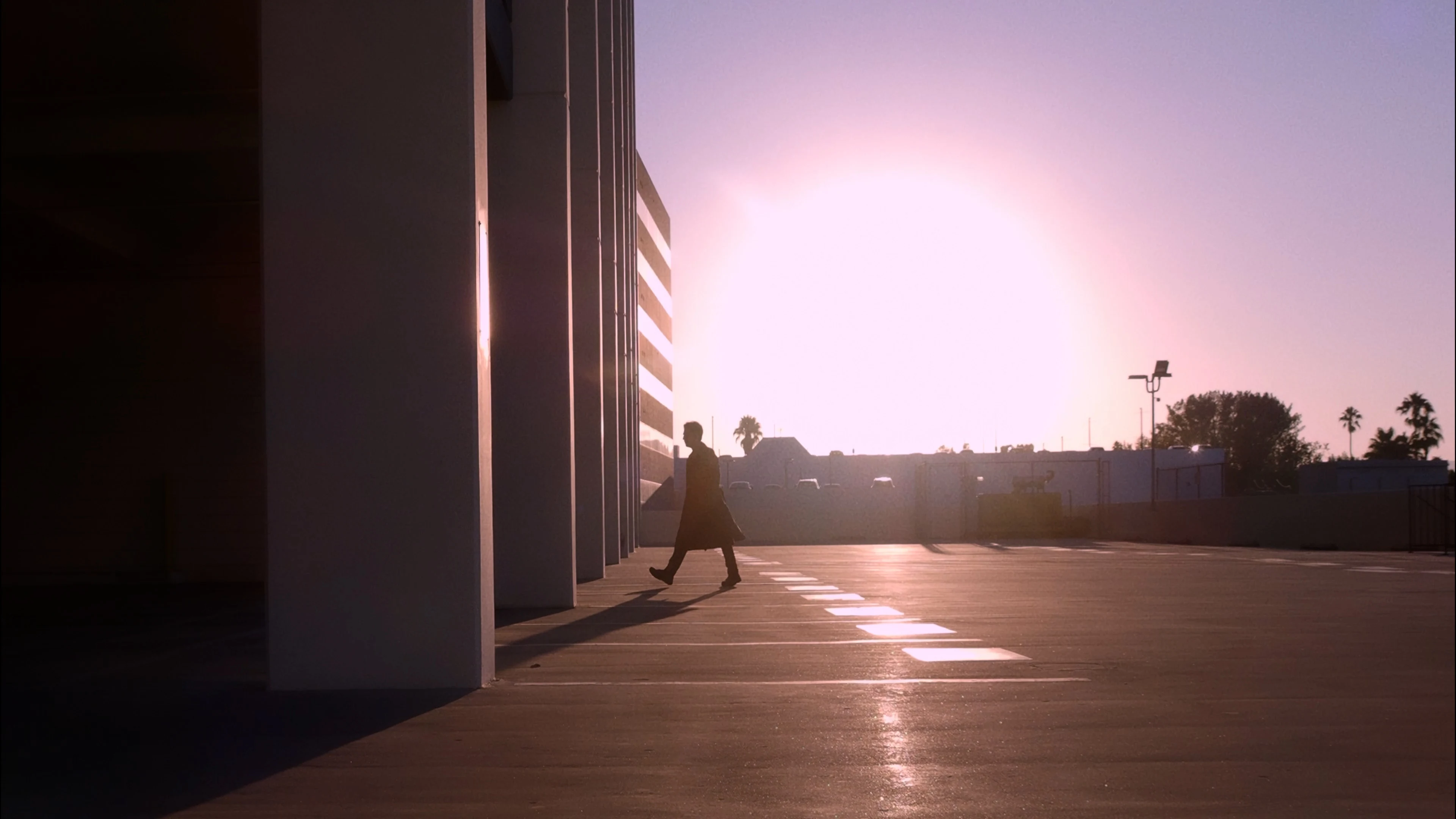 Ian Bloom in King in a close sunset portrait in the desert